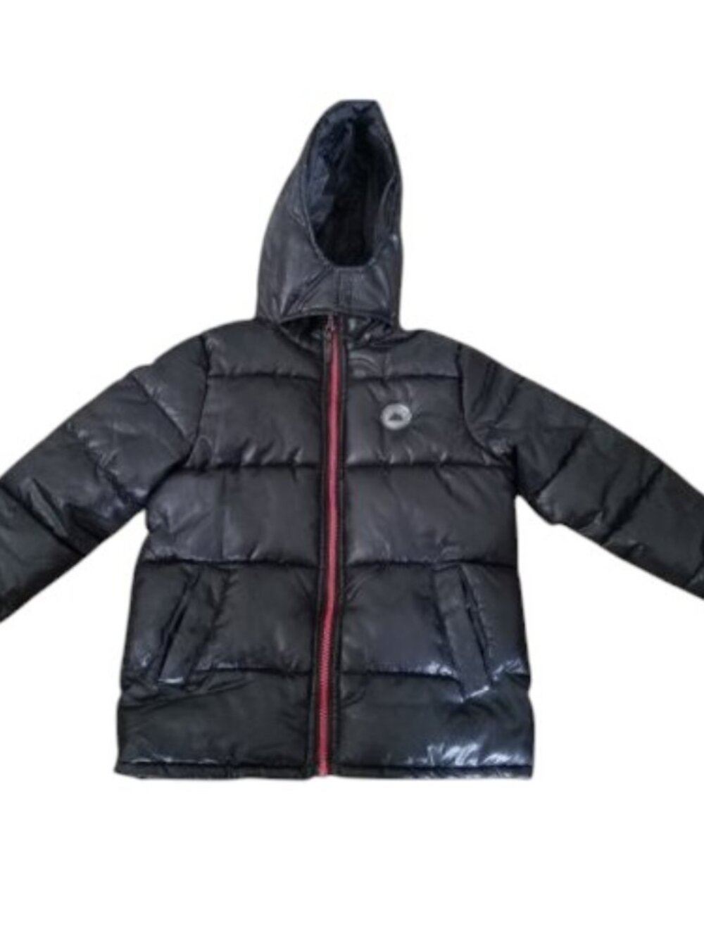 iXTREME Black Hooded Winter Puffer Parka Jacket Boys Size 5